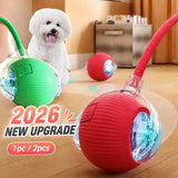 Automatic Rolling Ball Toy for Dogs, Rechargeable with 3 Modes