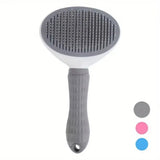 Round Head Self-Cleaning Slicker Brush for Dogs and Cats