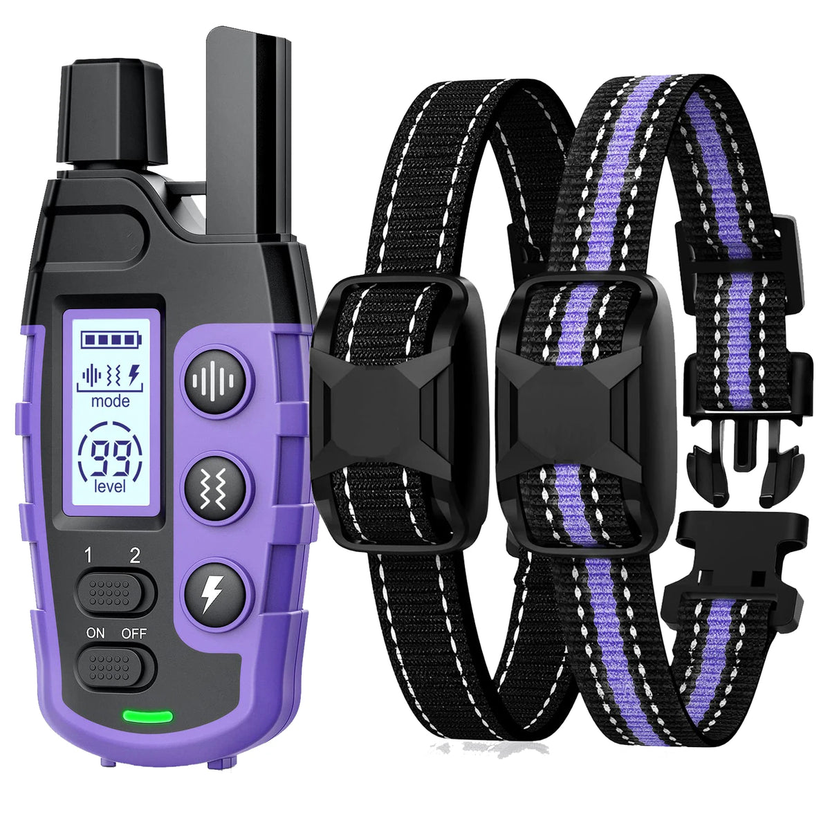 Remote Dog Training Collar with LCD Remote, 1 to 99 Levels