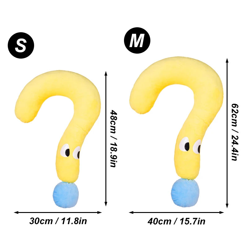 Question Mark Dog Pillow, Cute Plush Headrest for Pets