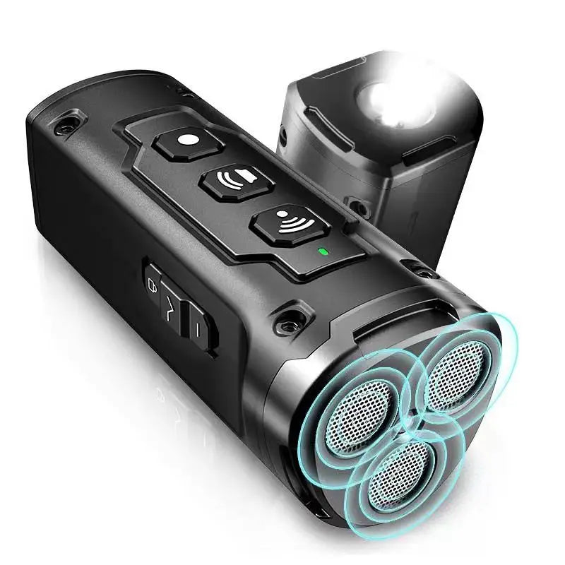 Rechargeable Ultrasonic Dog Bark Deterrent with LED Flashlight