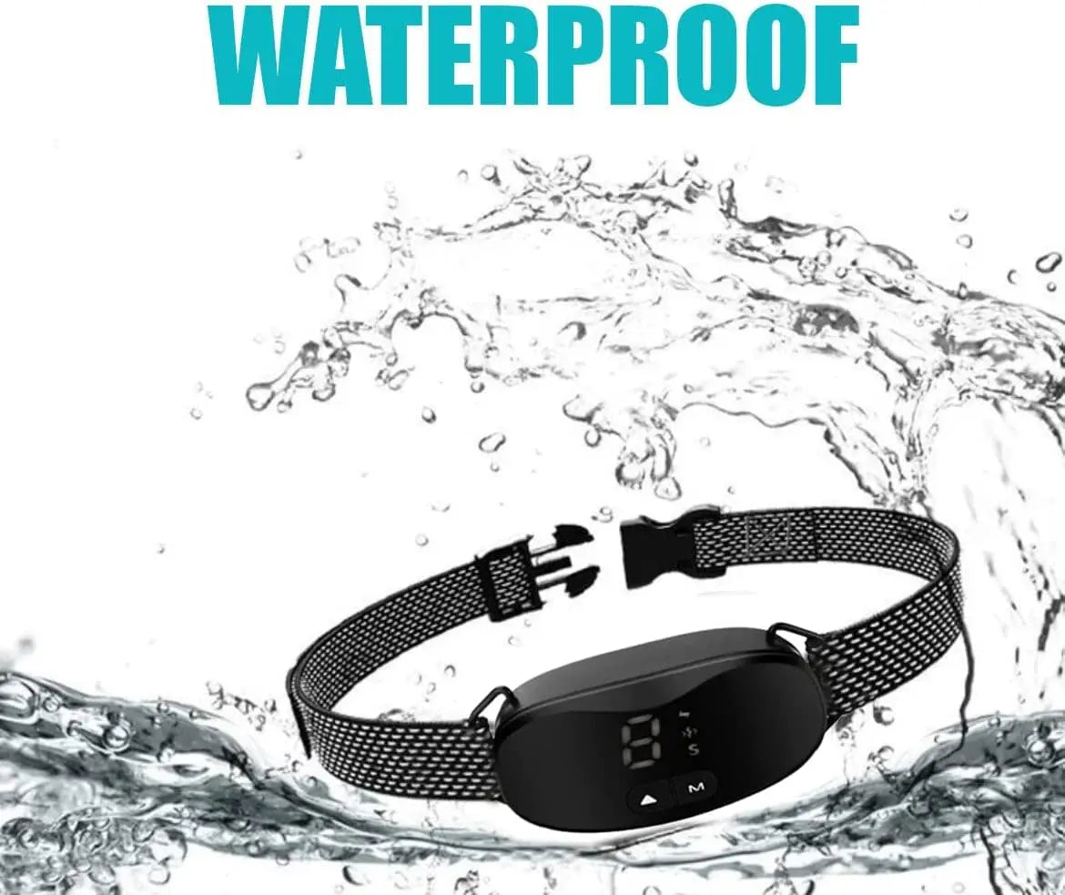 Rechargeable Anti Bark Collar with Beep, Vibration, and Static