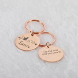 Double-Sided Custom Dog ID Tag with Name and Back Engraving