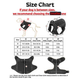 Tactical Dog Harness and Collar Set for Medium & Large Dogs