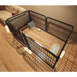 Indoor Dog Playpen with Self-Locking Gate for Small & Medium Dogs