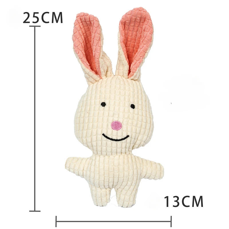 Plush Sleeping Duck Dog Toy with Duck Sound