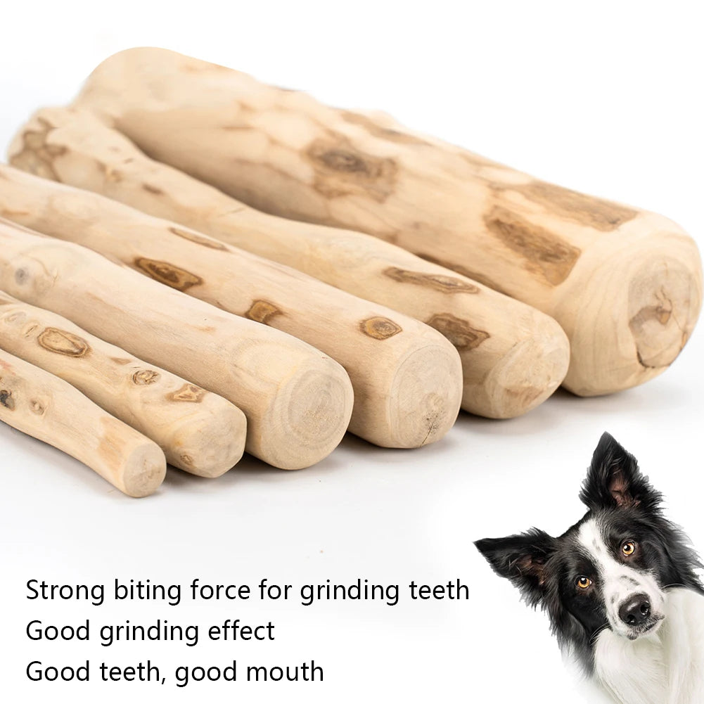 Natural Coffee Wood Dog Chew Stick in 6 Sizes