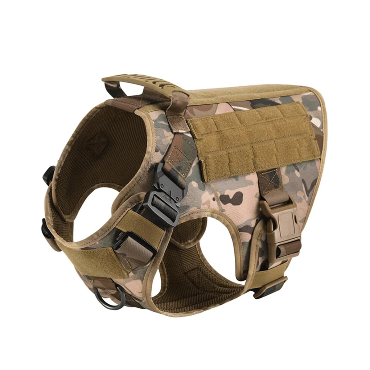 Tactical Dog Harness and Collar Set for Medium & Large Dogs