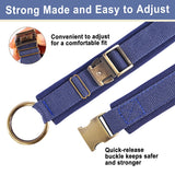 Padded Dog Collar with Quick Release Metal Buckle, S to XL