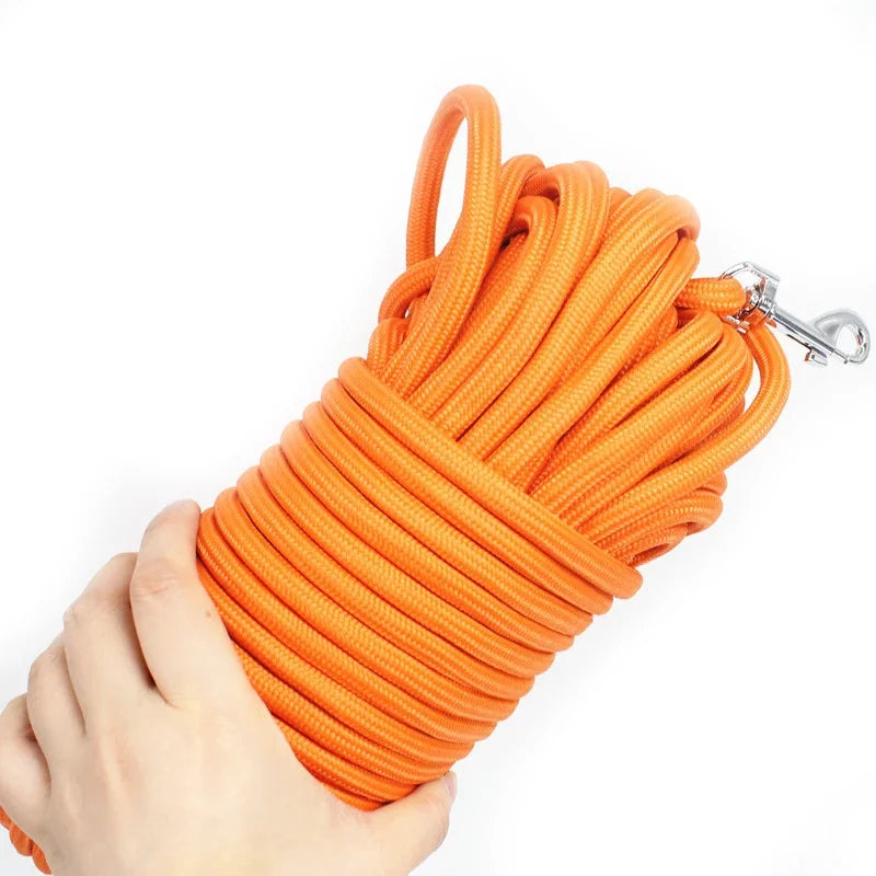 Braided Rope Long Line Dog Leash, 16 ft to 49 ft