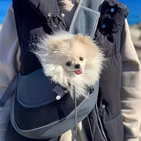 Dog Sling Carrier with Breathable Mesh for Small Dogs