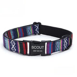 Personalized Dog Collar with Engraved Name and Phone Buckle