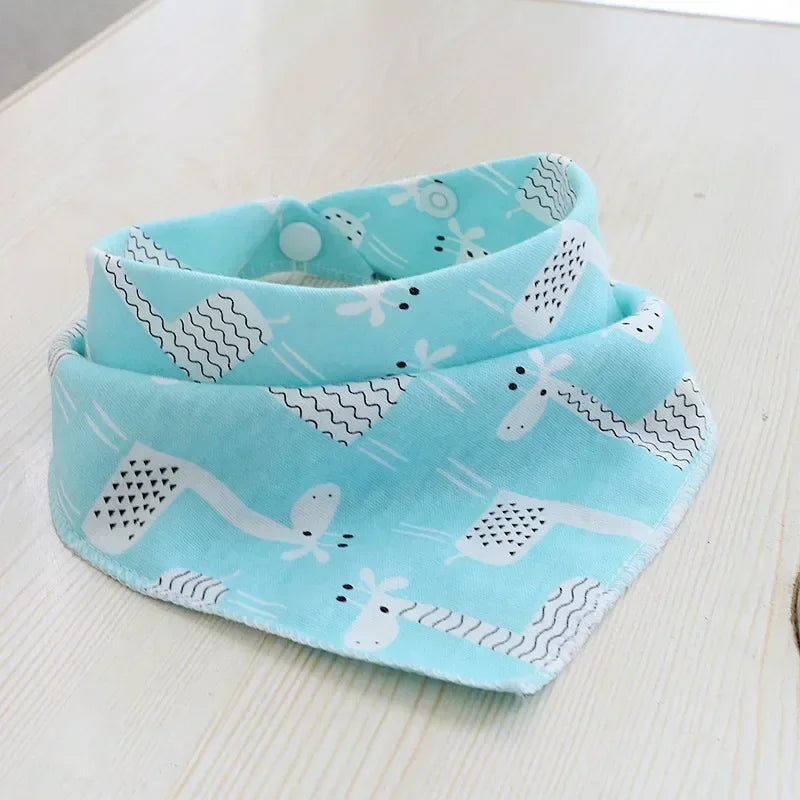 Cute Printed Dog Bandana, Soft Cotton Kerchief for Dogs and Cats