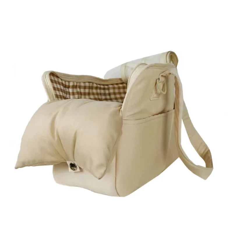 Small Dog Carrier Tote, Cotton Shoulder Bag for Chihuahuas and Yorkies