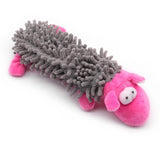 Squeaky Plush Dog Toy with Soft Mop Texture