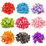 Dog Hair Bows with Rubber Bands, Mixed Colors, 10 to 30 Pack