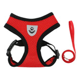Mesh Dog Harness and Leash Set for Small Dogs and Cats