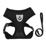 Mesh Dog Harness and Leash Set for Small Dogs and Cats