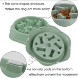 Slow Feeder Dog Bowl with Anti-Slip Base for Fast Eaters