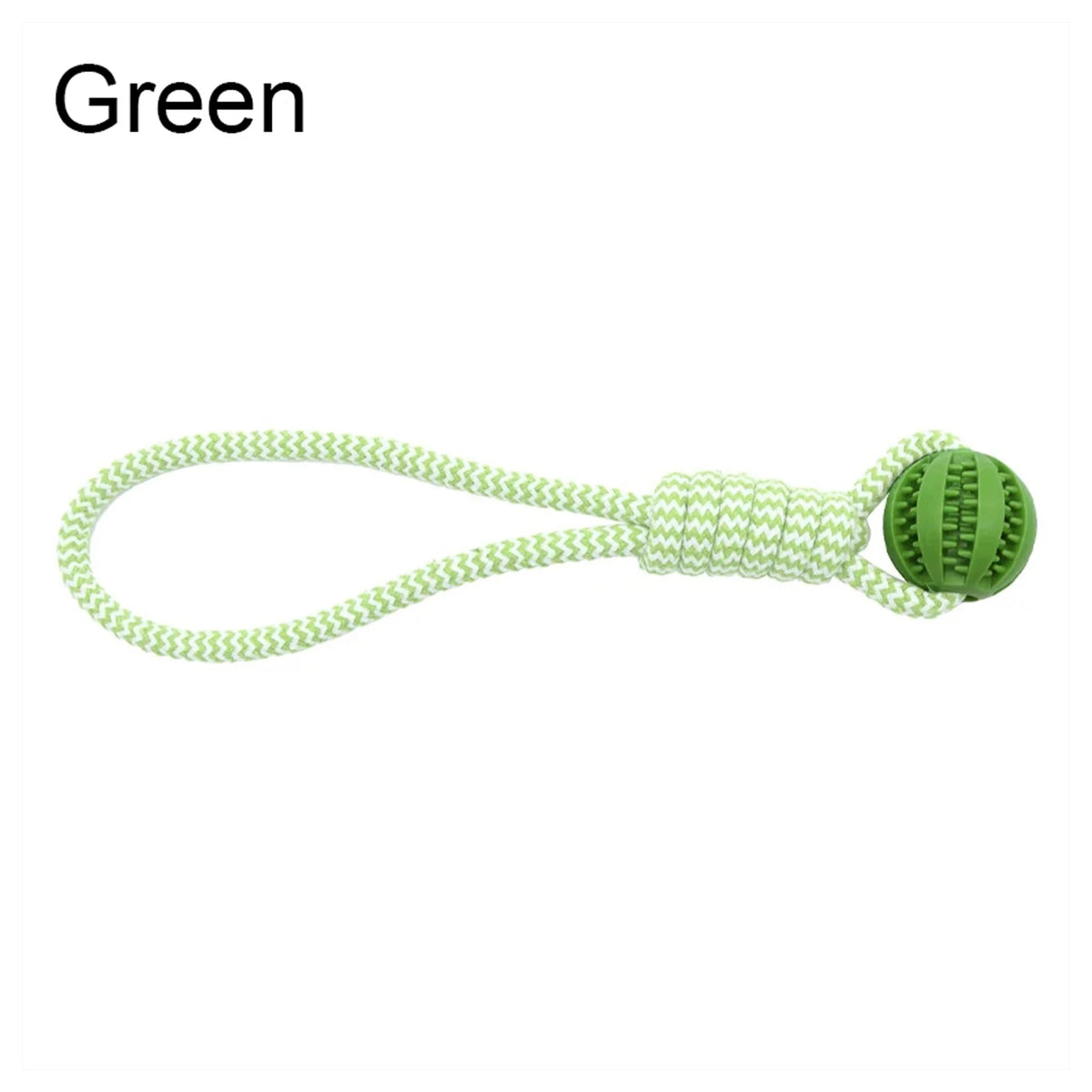 Dog Rope Tug Toy with Treat Dispensing Ball for Small Dogs