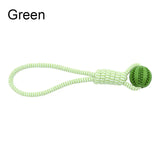 Dog Rope Tug Toy with Treat Dispensing Ball for Small Dogs