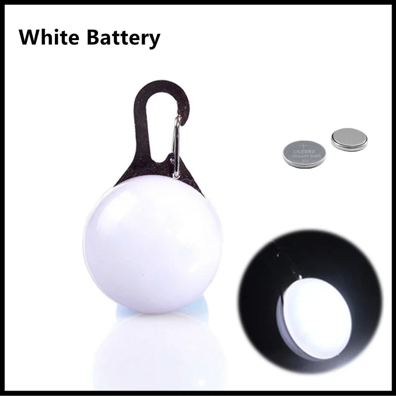 LED Dog Collar Light Pendant with 3 Modes, 6 Colors