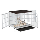 Wooden Dog Crate Furniture, Connectable End Table