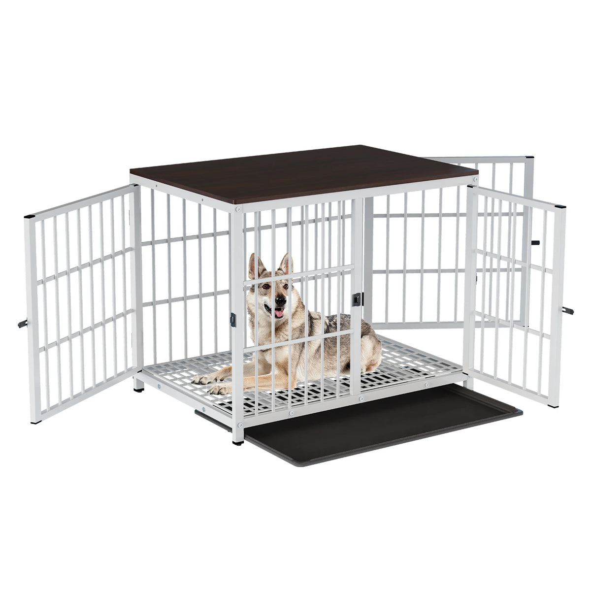 Wooden Dog Crate Furniture, Connectable End Table