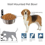 Stainless Steel Hanging Dog Bowl for Cages Dog Feeder