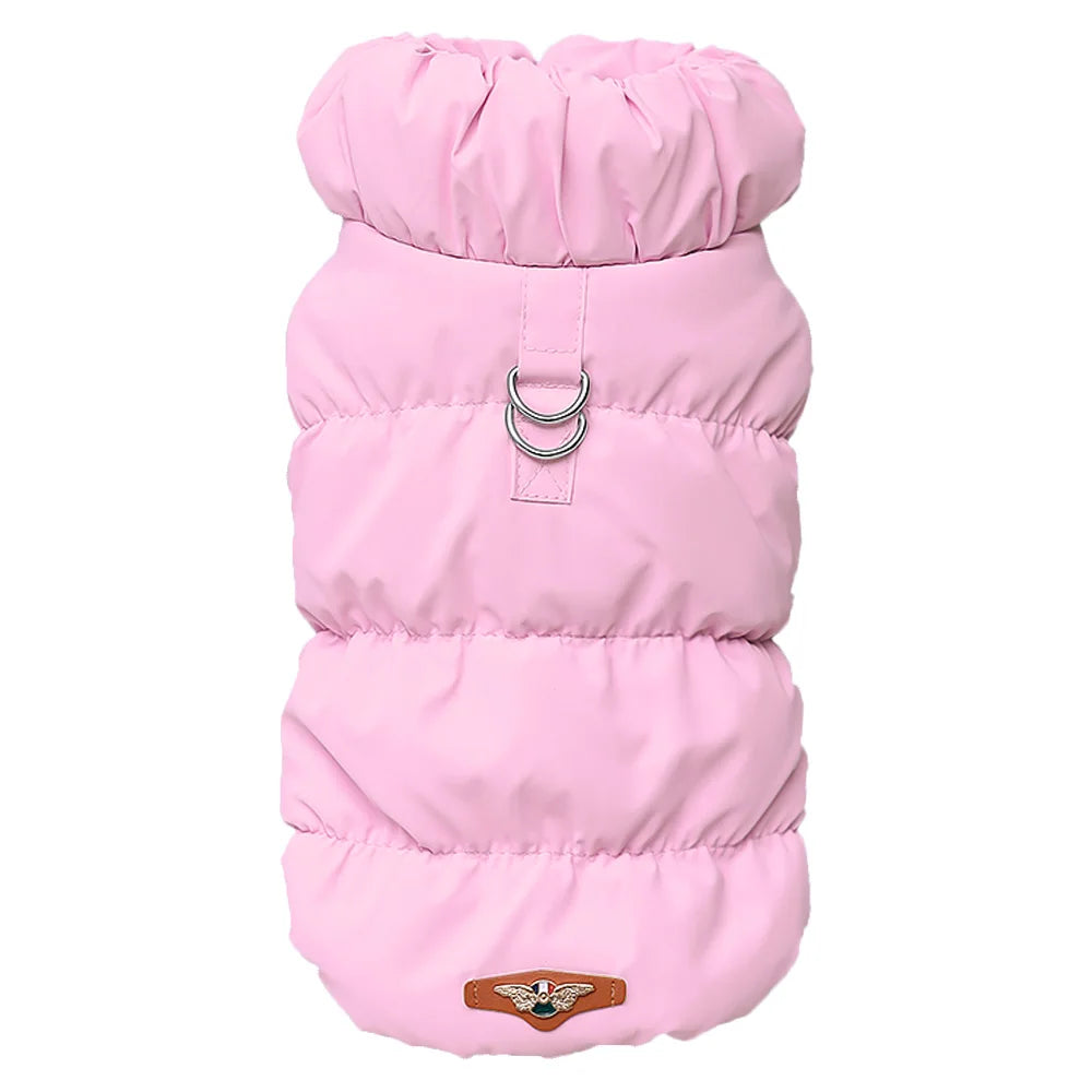 Padded Dog Winter Coat for Small and Medium Dogs, Windproof