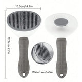 Round Head Self-Cleaning Slicker Brush for Dogs and Cats