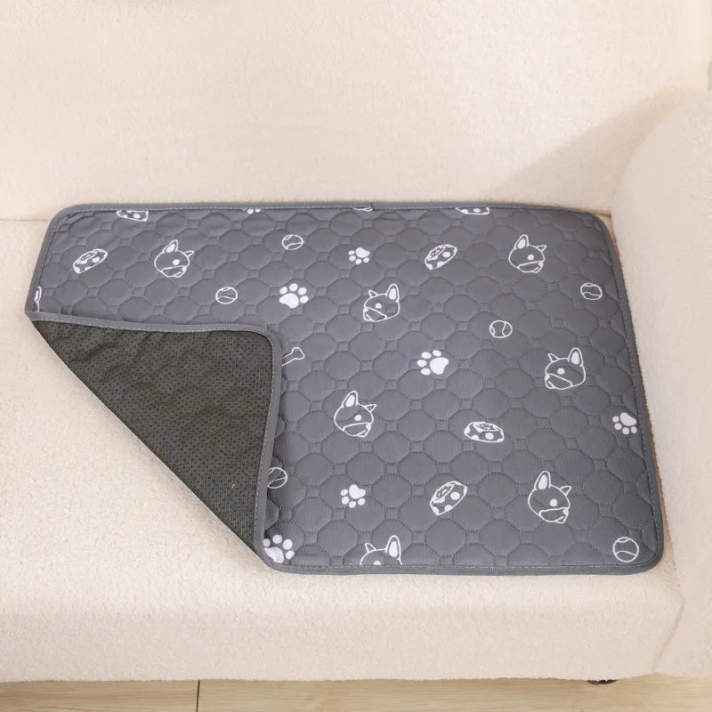 Washable Dog Pee Pad, Reusable Puppy Training Mat with Non-Slip Back