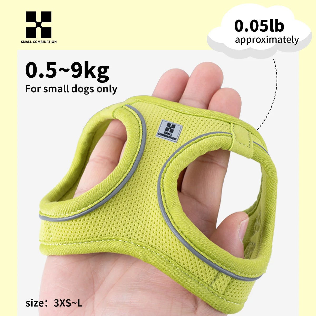 Step-In Dog Harness and Leash Set for Small Dogs and Cats
