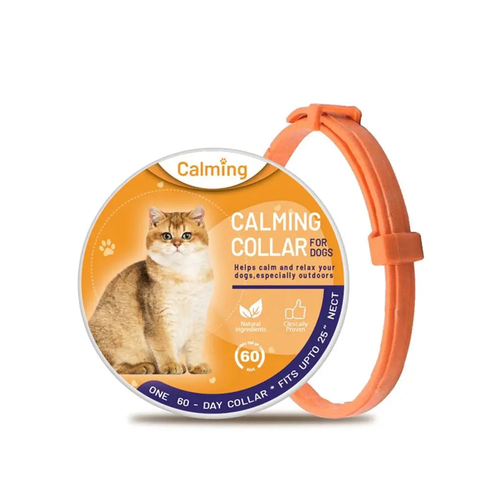 Calming Collar for Dogs and Cats, Adjustable Cut to Fit Design