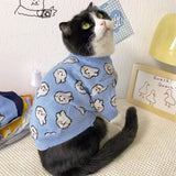Knit Dog Turtleneck Sweater with Rabbit or Elephant Design