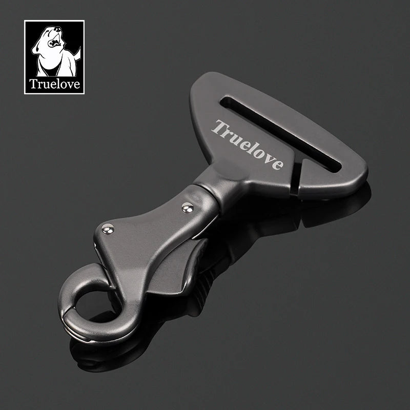 Aluminum Dog Seat Belt Clip for Collars and Harnesses
