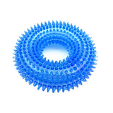 Squeaky Spiky Ring Chew Toy for Dogs and Puppies