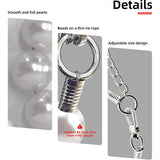 Pearl Dog Necklace for Medium and Large Dogs, Adjustable Fit