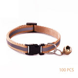 Adjustable Puppy Collar with Small Bell, 7.5 to 12.6 in
