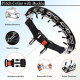 Prong Training Collar with Quick Release Buckle, Stainless Steel