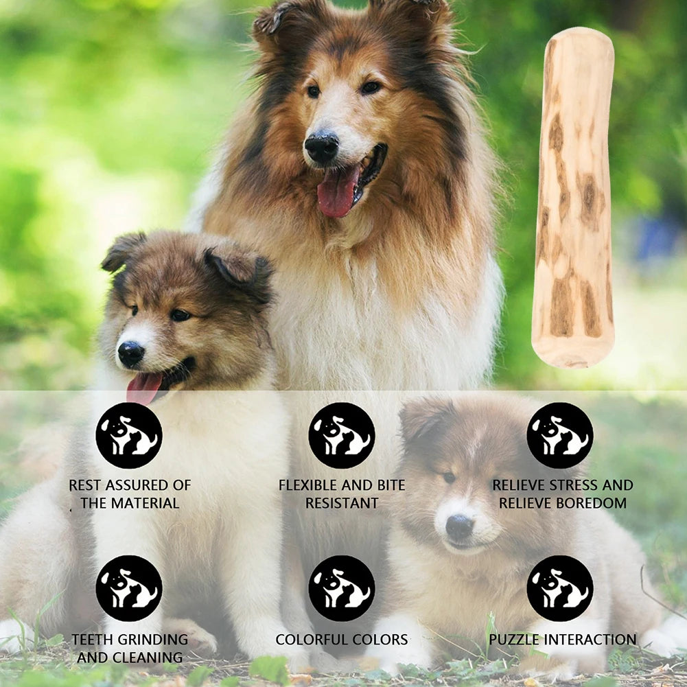 Natural Coffee Wood Dog Chew Stick in 6 Sizes