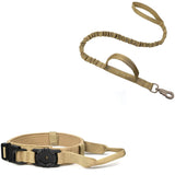 1000D Tactical AirTag Dog Collar with Control Handle