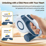 Retractable Dog Leash with Built-In Poop Bag Holder