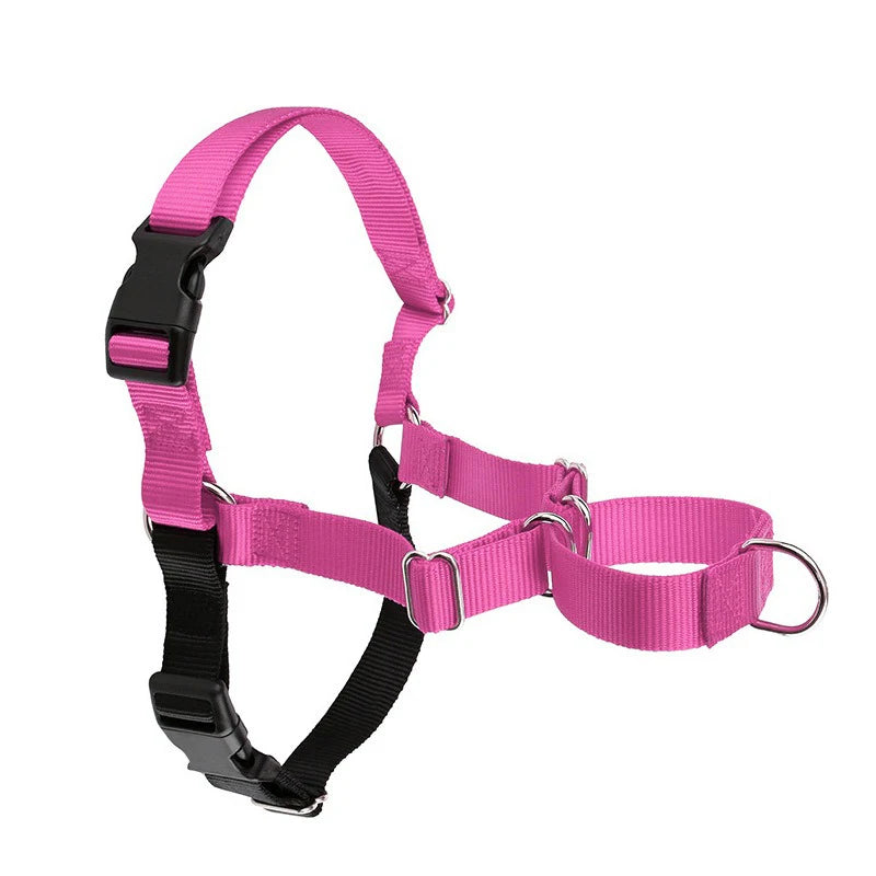 Front Clip No Pull Dog Harness, Adjustable Nylon Strap Harness