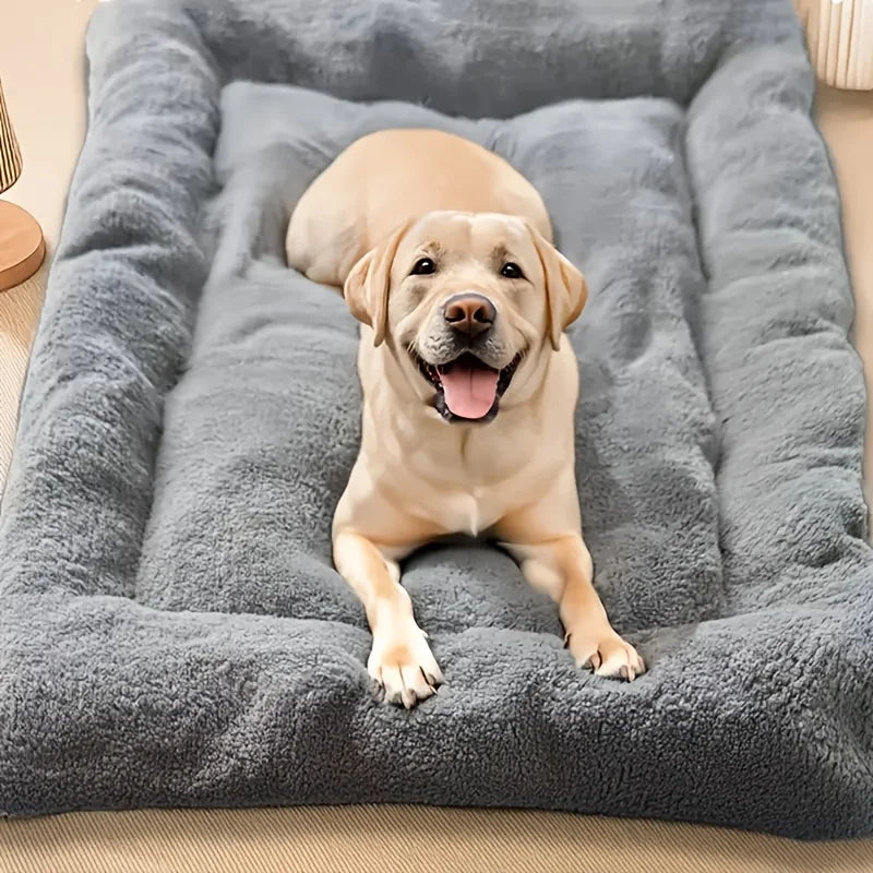 Plush Dog Crate Pad and Sofa Bed, Ultra Soft Pet Mat