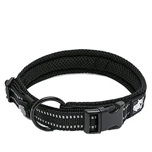 Adjustable Reflective Collar with Stainless Steel Ring