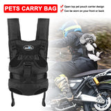 Front or Back Motorcycle Dog Carrier with Anti-Escape Zipper Lock
