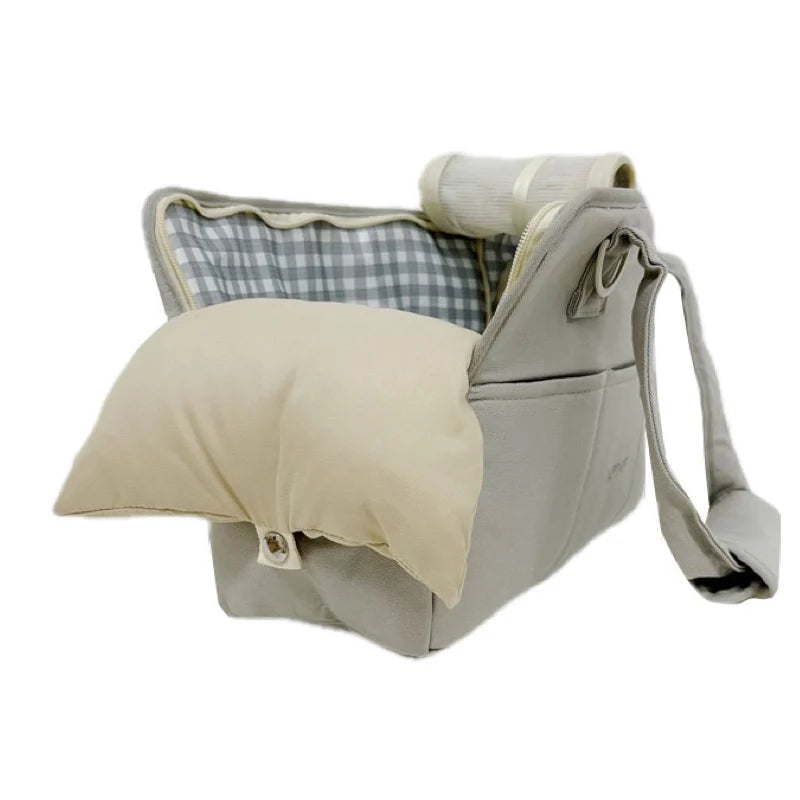 Small Dog Carrier Tote, Cotton Shoulder Bag for Chihuahuas and Yorkies