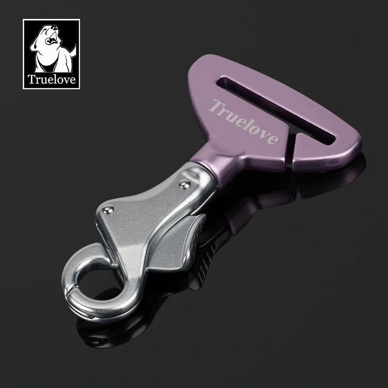 Aluminum Dog Seat Belt Clip for Collars and Harnesses