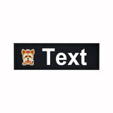 Custom Dog Harness Patches with Name and Phone Number, Set of 2